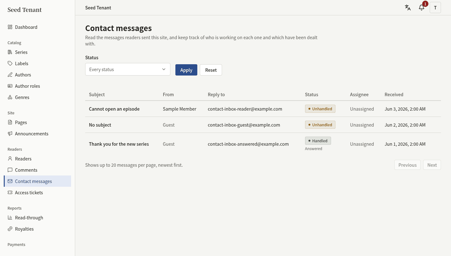 The inbox